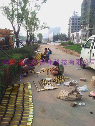 抚顺君悦小区电子围栏工程